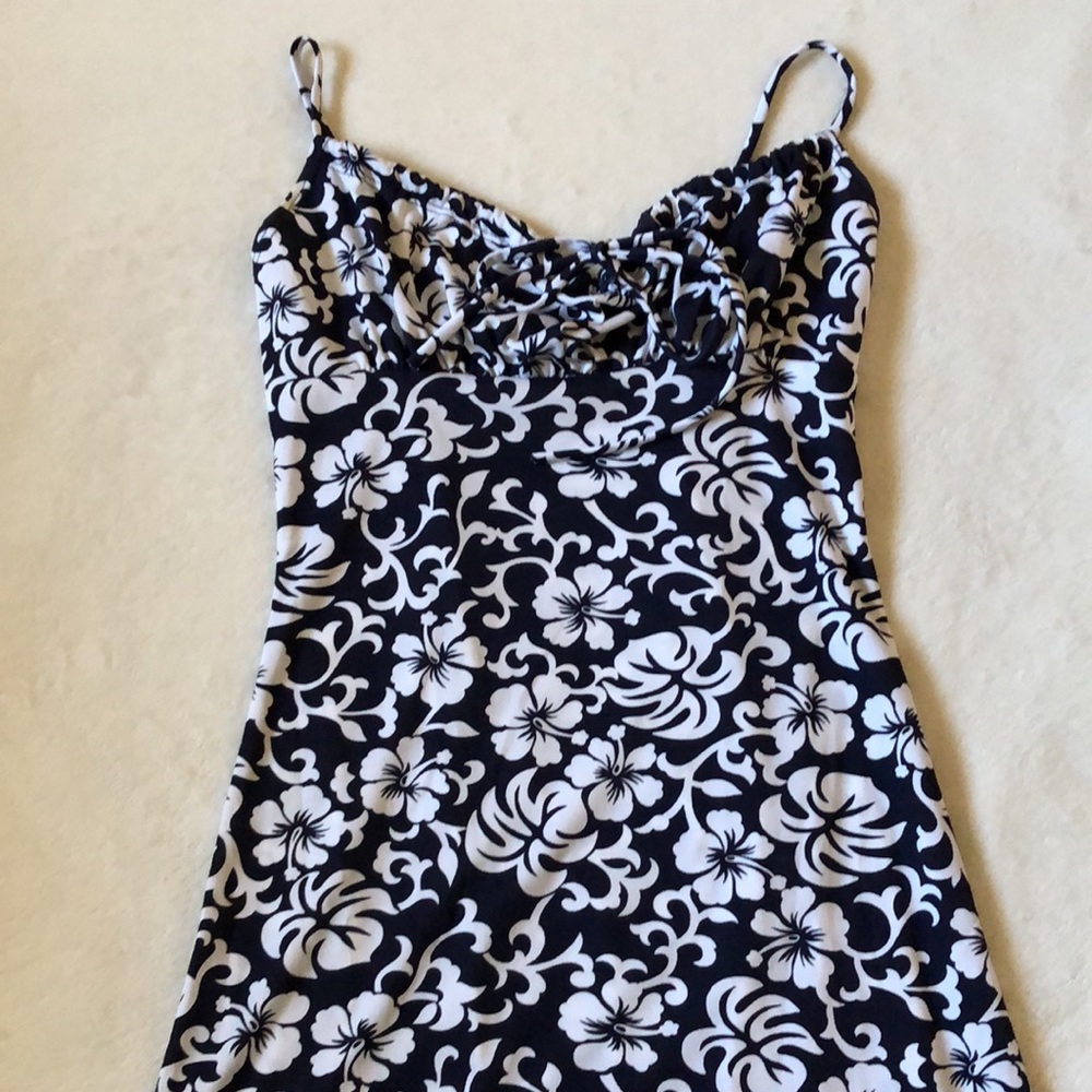 Hawaiian Print Summer Dress